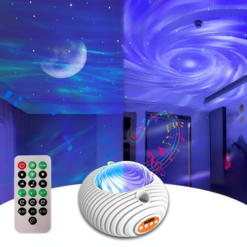 Ochiss Flying Saucer Galaxy Projector 2 in 1 Aurora Star Projector Night Light  For Kids & Adults