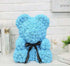 Cute Flower Rose Bear Handmade Valentines Day Gift 25cm 2024
