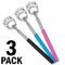 3 PACK Back Scratcher LONG REACH Extendable Telescopic Massager Tool