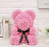 Cute Flower Rose Bear Handmade Valentines Day Gift 25cm 2024