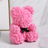 Cute Flower Rose Bear Handmade Valentines Day Gift 25cm 2024