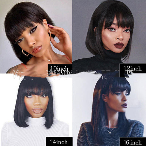 Wigs With Bangs And Bob