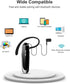 New Bluetooth Earpiece V5.0 Wireless Handsfree Headset with Microphone 24 Hrs Driving Headset 60 Days Standby Time for iPhone Android Samsung Laptop Trucker Driver (Black)