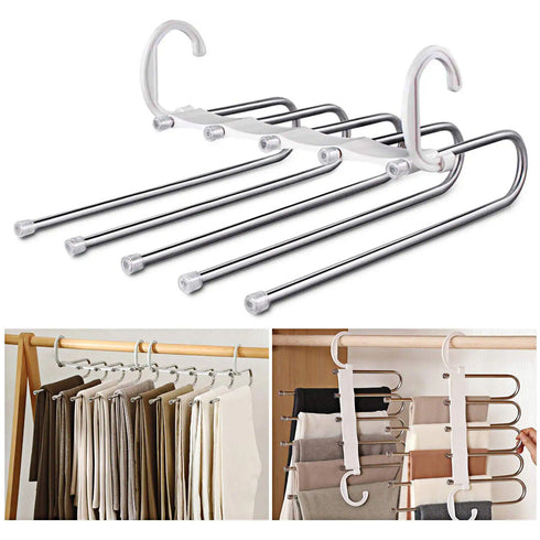 Closet Clothes Hangers Organizer Wonder Metal Magic Hanger Pants Clothes