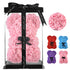 Valentine's Day Gift Rose Bear Eternal Flower Rose Teddy Bear PE Foam Bear 25cm Valentines Day