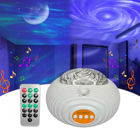 Ochiss Flying Saucer Galaxy Projector 2 in 1 Aurora Star Projector Night Light  For Kids & Adults